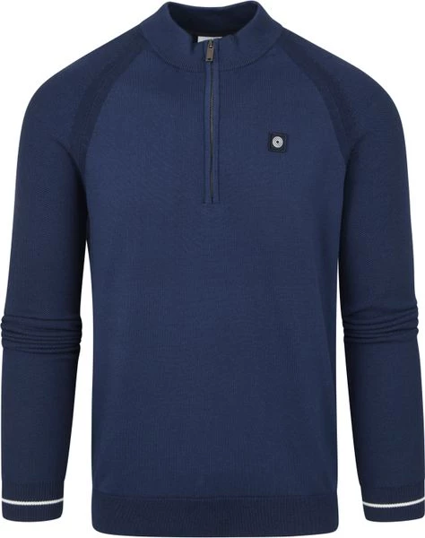 Schipperstruien & Truien Met Rits Blue Industry Zipper Trui Donkerblauw 1 Schipperstruien & Truien Met Rits Blue Industry Zipper Trui Donkerblauw