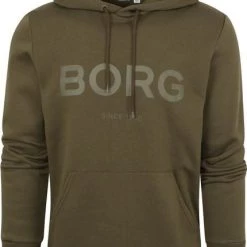 Sweaters Bjorn Borg Sweater Donkergroen Logo -Truien & Vesten Verkoop winkel 75148 1 1