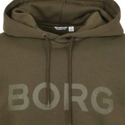 Sweaters Bjorn Borg Sweater Donkergroen Logo -Truien & Vesten Verkoop winkel 75148 2 1