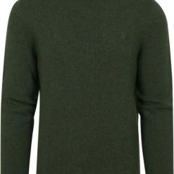 Wollen Truien Voor Heren Gant Trui Wol Melange Donkergroen -Truien & Vesten Verkoop winkel 75158 1 1