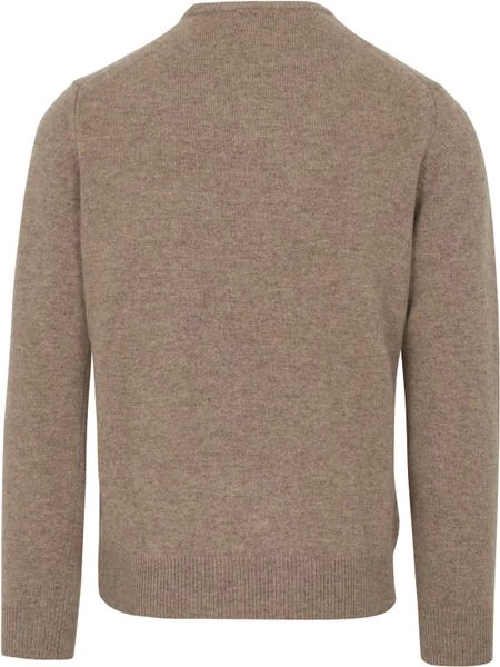Lamswollen Truien Hackett Pullover Beige Lamswol 4 Lamswollen Truien Hackett Pullover Beige Lamswol - Afbeelding 4