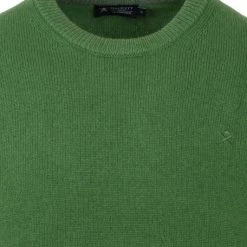 Lamswollen Truien Hackett Pullover Groen Lamswol 9 Lamswollen Truien Hackett Pullover Groen Lamswol -Truien & Vesten Verkoop winkel 75163 2
