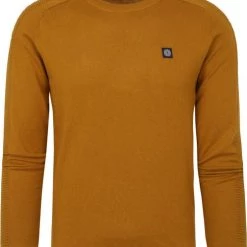 Blue Industry Pullover Okergeel
