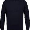 Truien Van Merino Wol Profuomo Pullover Merinowol Navy