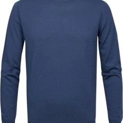 Truien Van Merino Wol Profuomo Pullover Merinowol Blauw 6 Truien Van Merino Wol Profuomo Pullover Merinowol Blauw -Truien & Vesten Verkoop winkel 75179 1 1