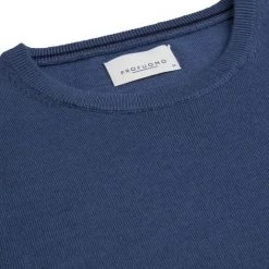 Truien Van Merino Wol Profuomo Pullover Merinowol Blauw 7 Truien Van Merino Wol Profuomo Pullover Merinowol Blauw -Truien & Vesten Verkoop winkel 75179 2 1