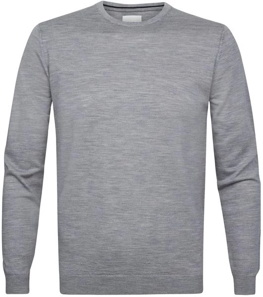 Truien Van Merino Wol Profuomo Pullover Merinowol Grijs 1 Truien Van Merino Wol Profuomo Pullover Merinowol Grijs