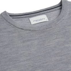 Truien Van Merino Wol Profuomo Pullover Merinowol Grijs 7 Truien Van Merino Wol Profuomo Pullover Merinowol Grijs -Truien & Vesten Verkoop winkel 75182 2 1