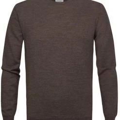 Truien Van Merino Wol Profuomo Pullover Merinowol Taupe -Truien & Vesten Verkoop winkel 75183 1 1