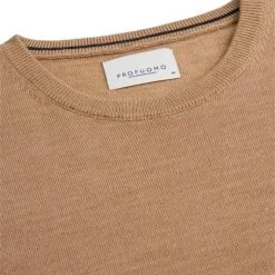 Truien Van Merino Wol Profuomo Pullover Merinowol Beige -Truien & Vesten Verkoop winkel 75184 2 1