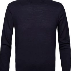 Truien Van Merino Wol Profuomo Coltrui Merinowol Donkerblauw