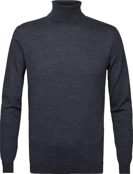 Truien Van Merino Wol Profuomo Coltrui Merinowol Antraciet 3 Truien Van Merino Wol Profuomo Coltrui Merinowol Antraciet - Afbeelding 3