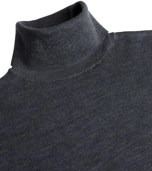 Truien Van Merino Wol Profuomo Coltrui Merinowol Antraciet 2 Truien Van Merino Wol Profuomo Coltrui Merinowol Antraciet - Afbeelding 2