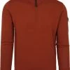 Schipperstruien & Truien Met Rits Suitable Half Zip Trui Brique