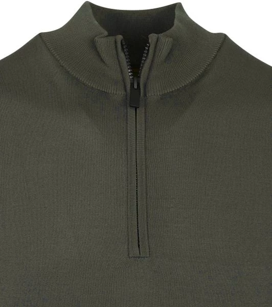 Schipperstruien & Truien Met Rits Suitable Half Zip Trui Donkergroen 6 Schipperstruien & Truien Met Rits Suitable Half Zip Trui Donkergroen - Afbeelding 6