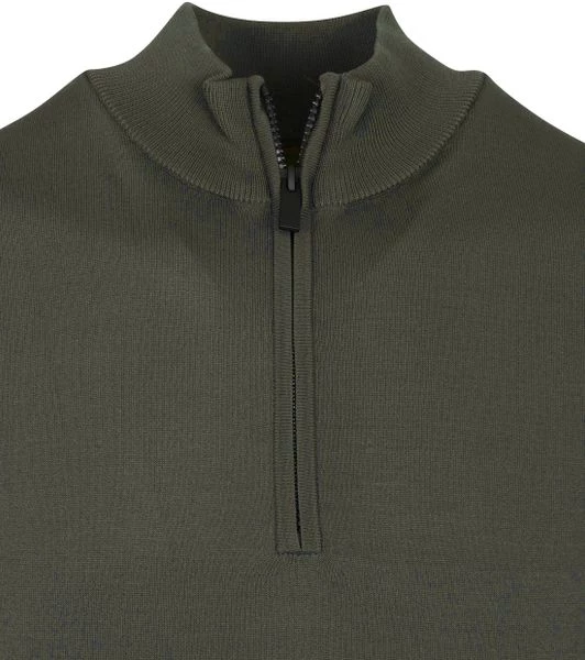 Schipperstruien & Truien Met Rits Suitable Half Zip Trui Donkergroen 2 Schipperstruien & Truien Met Rits Suitable Half Zip Trui Donkergroen - Afbeelding 2