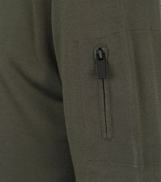 Schipperstruien & Truien Met Rits Suitable Half Zip Trui Donkergroen 3 Schipperstruien & Truien Met Rits Suitable Half Zip Trui Donkergroen - Afbeelding 3