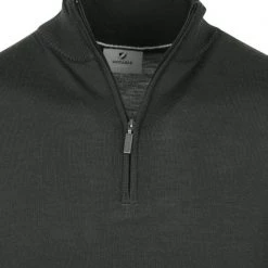 Truien Van Merino Wol Suitable Half Zip Trui Merino Donkergroen -Truien & Vesten Verkoop winkel 75236 2 1