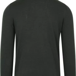 Truien Van Merino Wol Suitable Half Zip Trui Merino Donkergroen -Truien & Vesten Verkoop winkel 75236 3