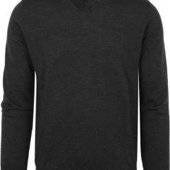 Truien Van Merino Wol Suitable Pullover V-Hals Merino Antraciet -Truien & Vesten Verkoop winkel 75245 1 1
