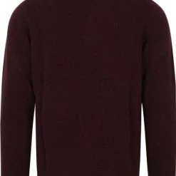 Wollen Truien Voor Heren Suitable Pullover Wol O-Hals Bordeaux -Truien & Vesten Verkoop winkel 75253 4