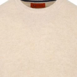 Wollen Truien Voor Heren Suitable Pullover Wol O-Hals Beige -Truien & Vesten Verkoop winkel 75254 2 1