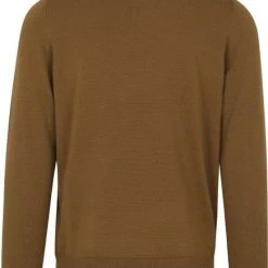 Wollen Truien Voor Heren Fred Perry Trui Wol Mix Logo Bruin -Truien & Vesten Verkoop winkel 75258 4