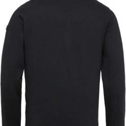 Schipperstruien & Truien Met Rits PME Legend Half Zip Trui Zwart -Truien & Vesten Verkoop winkel 75264 2 1
