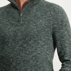 Schipperstruien & Truien Met Rits State Of Art Half Zip Melange Mosgroen 8 Schipperstruien & Truien Met Rits State Of Art Half Zip Melange Mosgroen -Truien & Vesten Verkoop winkel 75270 3