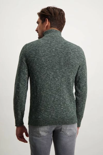 Schipperstruien & Truien Met Rits State Of Art Half Zip Melange Mosgroen 4 Schipperstruien & Truien Met Rits State Of Art Half Zip Melange Mosgroen - Afbeelding 4