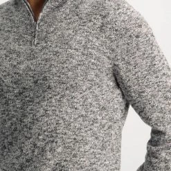 Schipperstruien & Truien Met Rits State Of Art Half Zip Melange Donkerblauw -Truien & Vesten Verkoop winkel 75271 3