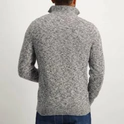 Schipperstruien & Truien Met Rits State Of Art Half Zip Melange Donkerblauw -Truien & Vesten Verkoop winkel 75271 4