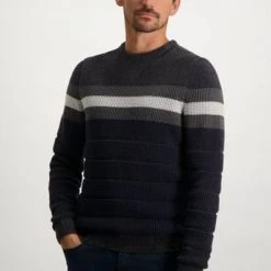 Pullover State Of Art Trui Streep Navy -Truien & Vesten Verkoop winkel 75272 2 1