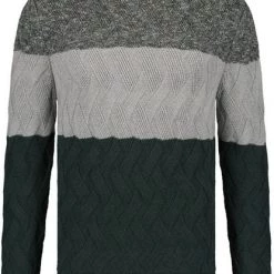 Coltruien Voor Heren State Of Art Coltrui Streep Donkergroen -Truien & Vesten Verkoop winkel 75275 1 1