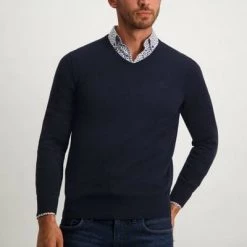 Pullover State Of Art Trui V-Hals Navy -Truien & Vesten Verkoop winkel 75279 2 1