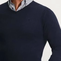 Pullover State Of Art Trui V-Hals Navy -Truien & Vesten Verkoop winkel 75279 3