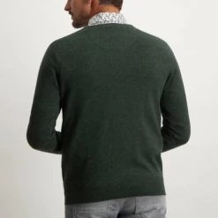 Pullover State Of Art Trui V-Hals Mosgroen -Truien & Vesten Verkoop winkel 75280 4