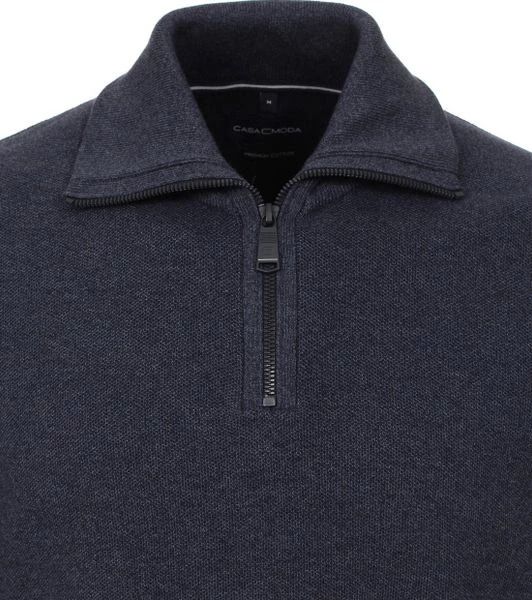 Schipperstruien & Truien Met Rits Casa Moda Halfzip Trui Donkerblauw 2 Schipperstruien & Truien Met Rits Casa Moda Halfzip Trui Donkerblauw - Afbeelding 2