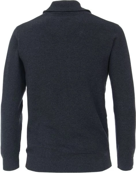 Schipperstruien & Truien Met Rits Casa Moda Halfzip Trui Donkerblauw 3 Schipperstruien & Truien Met Rits Casa Moda Halfzip Trui Donkerblauw - Afbeelding 3