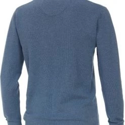 Schipperstruien & Truien Met Rits Casa Moda Halfzip Trui Blauw -Truien & Vesten Verkoop winkel 75299 3 1