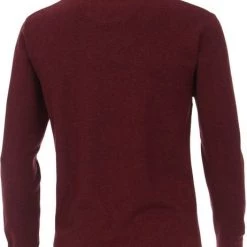 Schipperstruien & Truien Met Rits Casa Moda Halfzip Trui Bordeaux -Truien & Vesten Verkoop winkel 75300 3 1