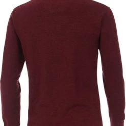 Schipperstruien & Truien Met Rits Casa Moda Halfzip Trui Bordeaux -Truien & Vesten Verkoop winkel 75300 3