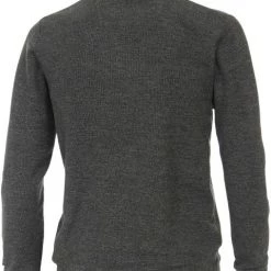 Schipperstruien & Truien Met Rits Casa Moda Halfzip Trui Donkergroen -Truien & Vesten Verkoop winkel 75301 6