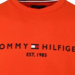 Sweaters Tommy Hilfiger Sweater Logo Oranje -Truien & Vesten Verkoop winkel 75395 2 1