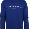 Sweaters Tommy Hilfiger Sweater Logo Royal Blauw