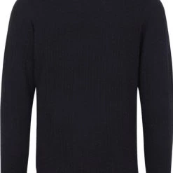 Pullover Tommy Hilfiger Trui Structuur Donkerblauw -Truien & Vesten Verkoop winkel 75398 4