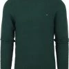 Pullover Tommy Hilfiger Trui Structuur Donkergroen