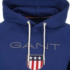 Hoodies Gant Hoodie Shield Royal Blauw -Truien & Vesten Verkoop winkel 75444 2 1