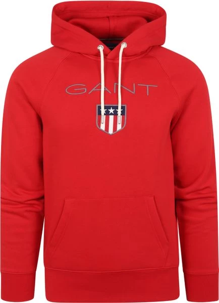 Hoodies Gant Hoodie Shield Rood 5 Hoodies Gant Hoodie Shield Rood - Afbeelding 5
