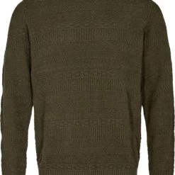 Sweaters Anerkjendt Trui Sune Jacquard Donkergroen